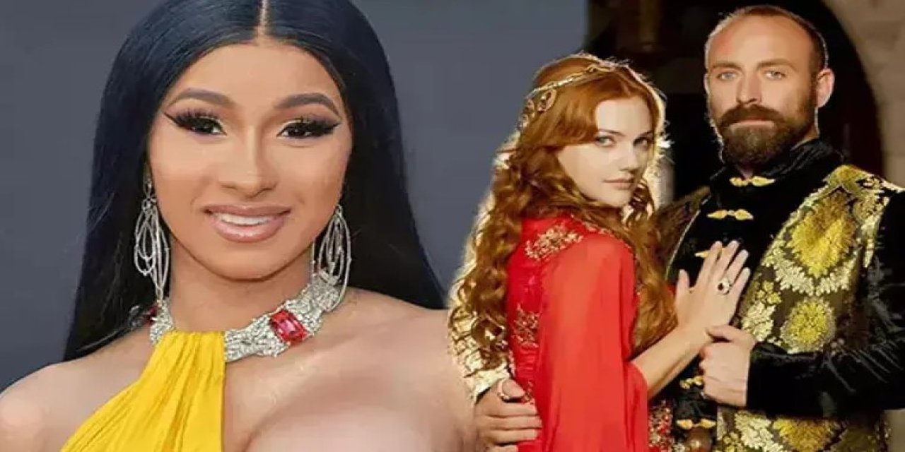 Dünyaca ünlü rapçi Cardi B'den Hürrem Sultan'lı mesaj