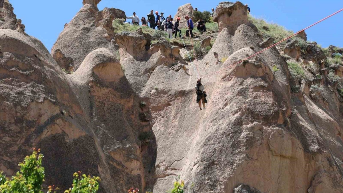 Kapadokya’da korku dolu anlar