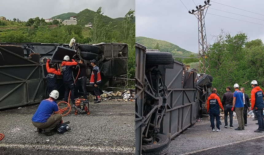 Yolcu otobüsü ile TIR çarpıştı: 2 ölü, 4'ü ağır 30 yaralı