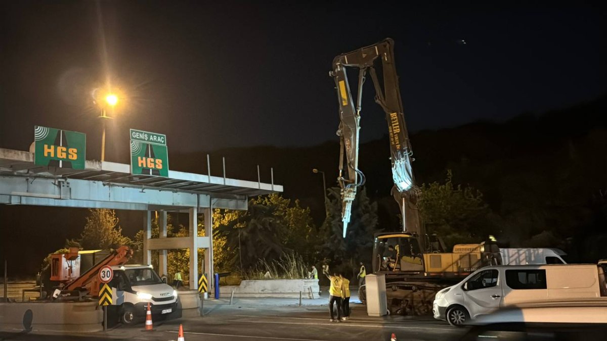 Sürücüler dikkat: Avcılar gişeleri kapatıldı