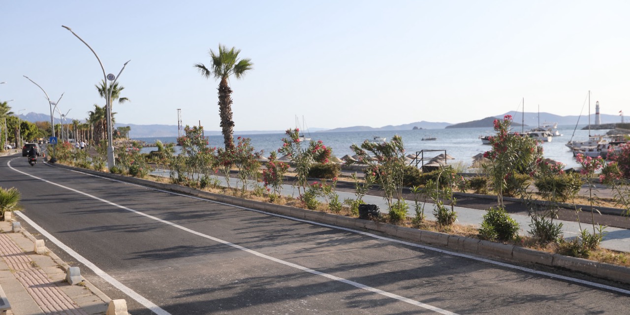 Turgutreis Yolu yenilendi
