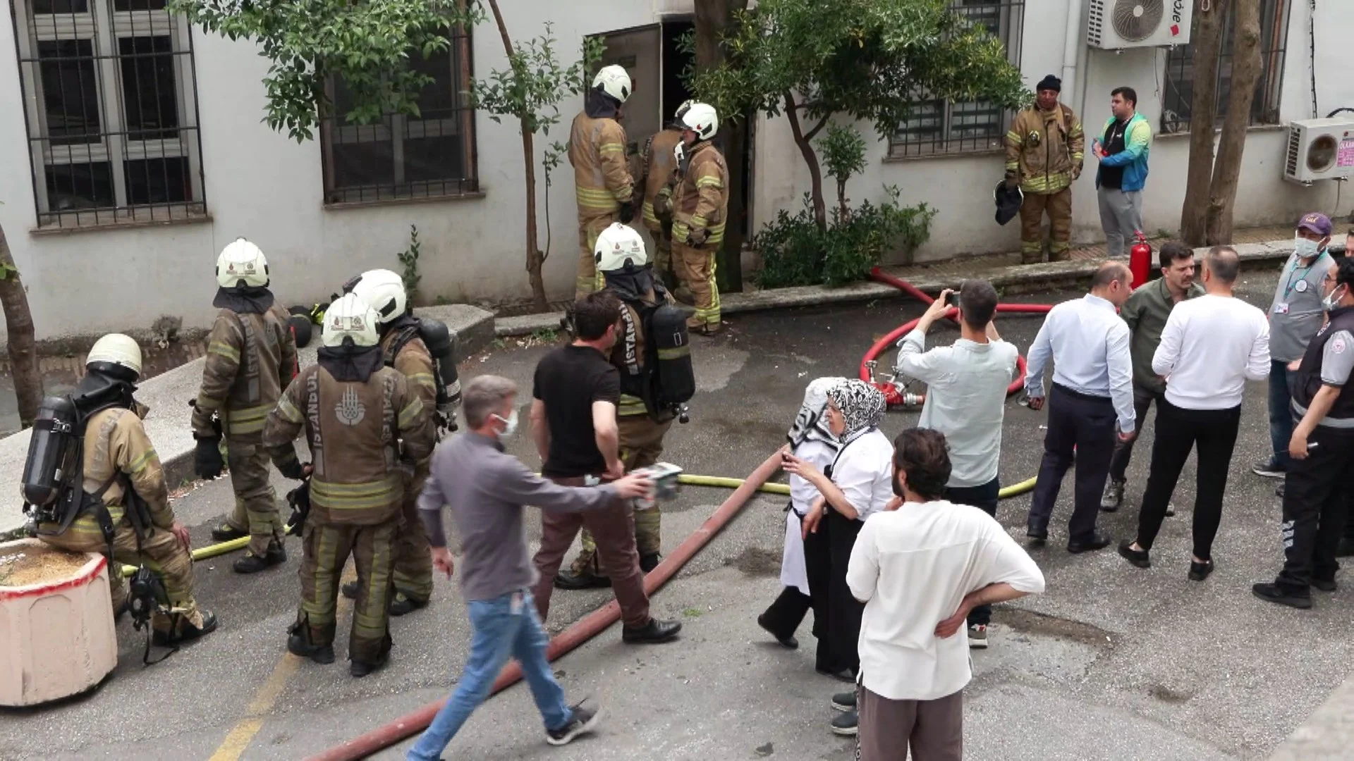İstanbul'da devlet hastanesinde yangın