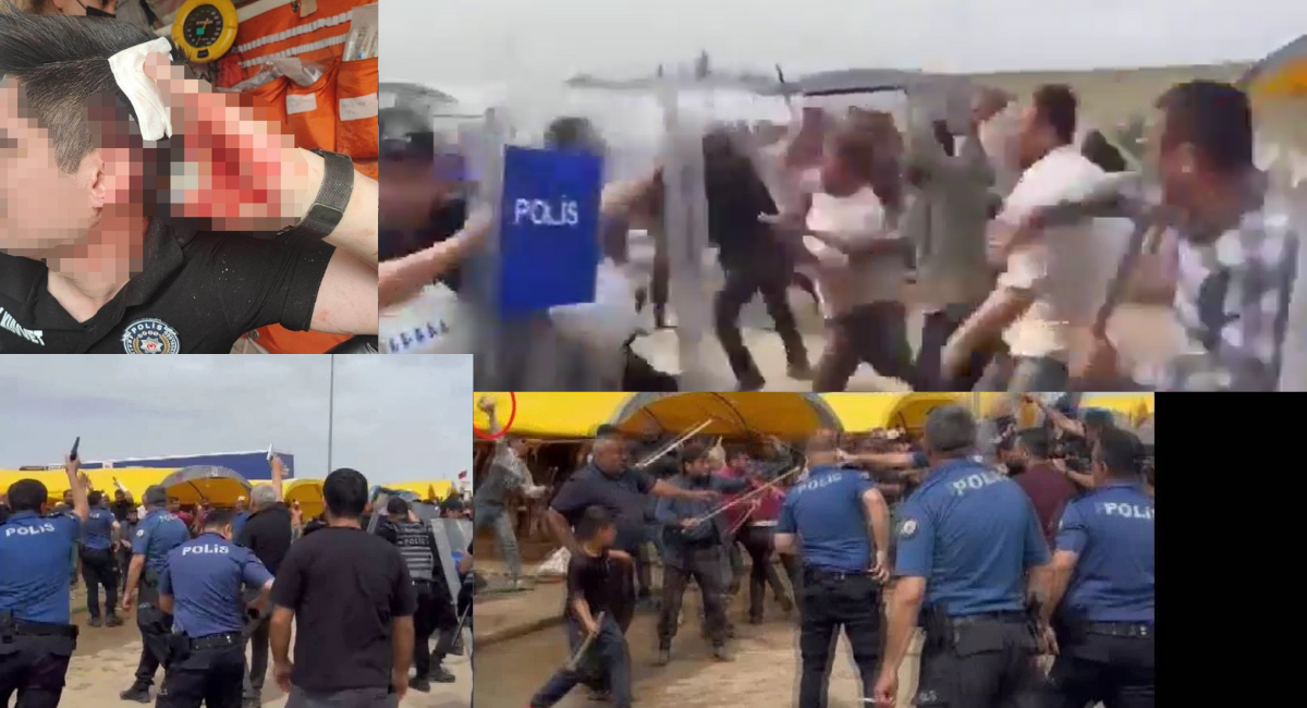 Ankara'da ortalık karıştı! Polise taşlı sopalı saldırdılar