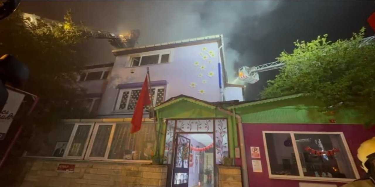 Sarıyer'de anaokulunda yangın: 2 kişi dumandan etkilendi
