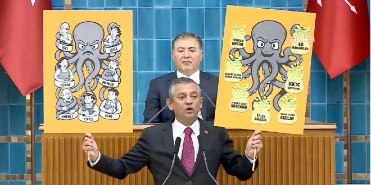 Ahtapotu açıklayacağım demişti! Özgür Özel: İşte ahtapotun besledikleri ve canından bezdirdikleri