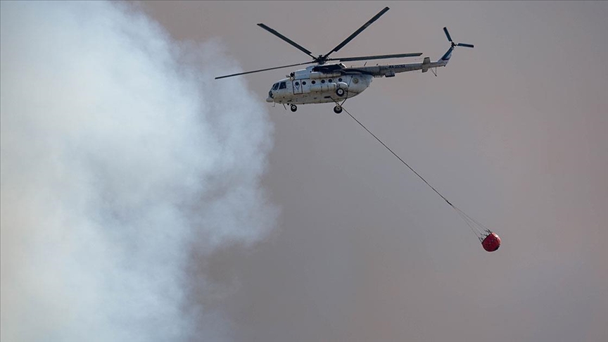 MSB’den orman yangınlarına destek: 13 helikopter katıldı