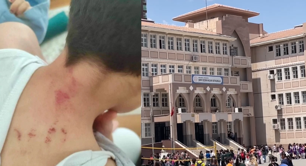 Ortaokulda dehşet! Öğretmen 5. sınıf öğrencisini tekme tokat dövdü