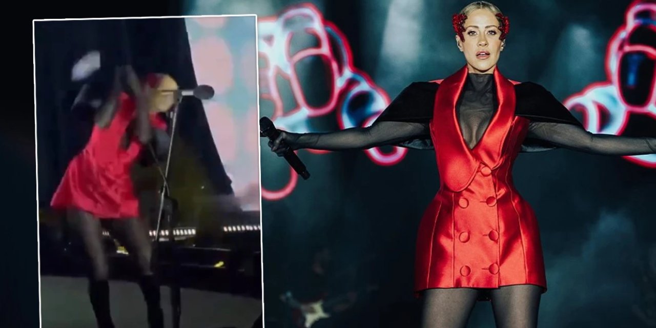 Derya Uluğ'a sahnede şişe fırlattılar! Murat Dalkılıç'a da aynı yerde şişe fırlatılmıştı