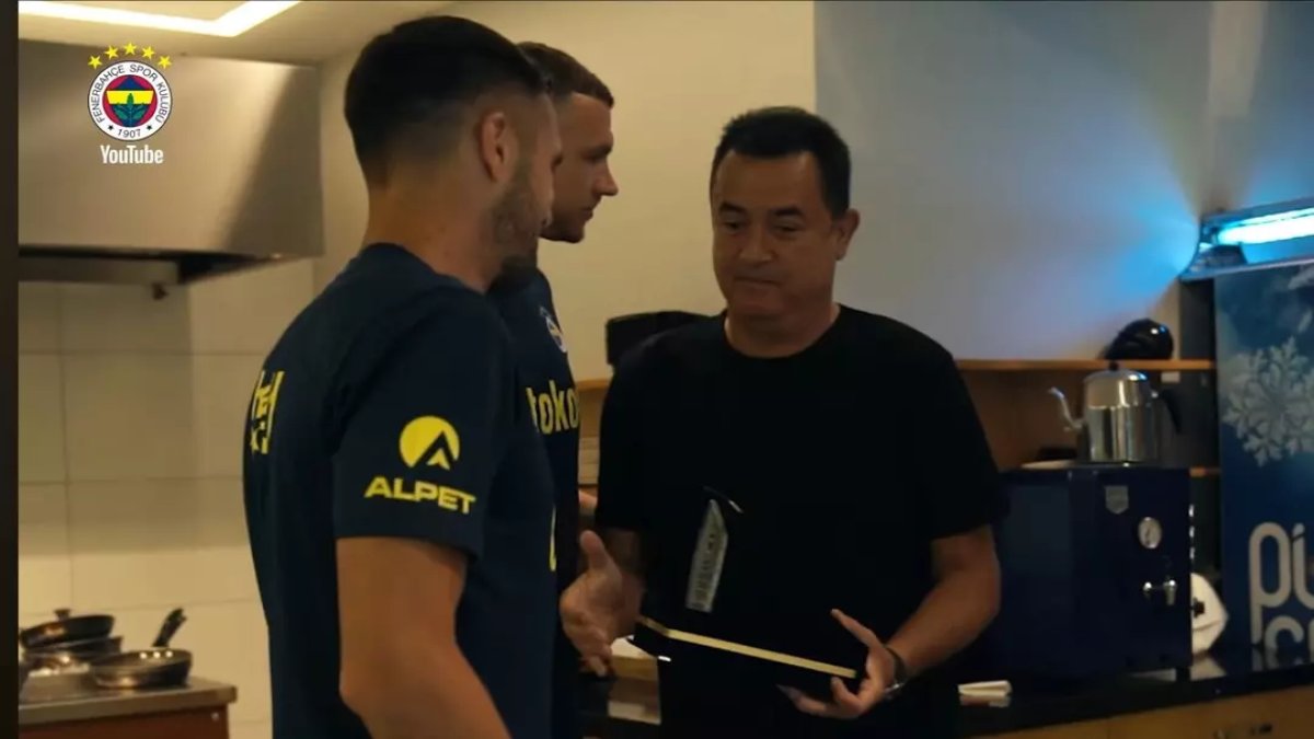 Fenerbahçe'den şok veda! Dzeko'ya mutfakta uğurlama