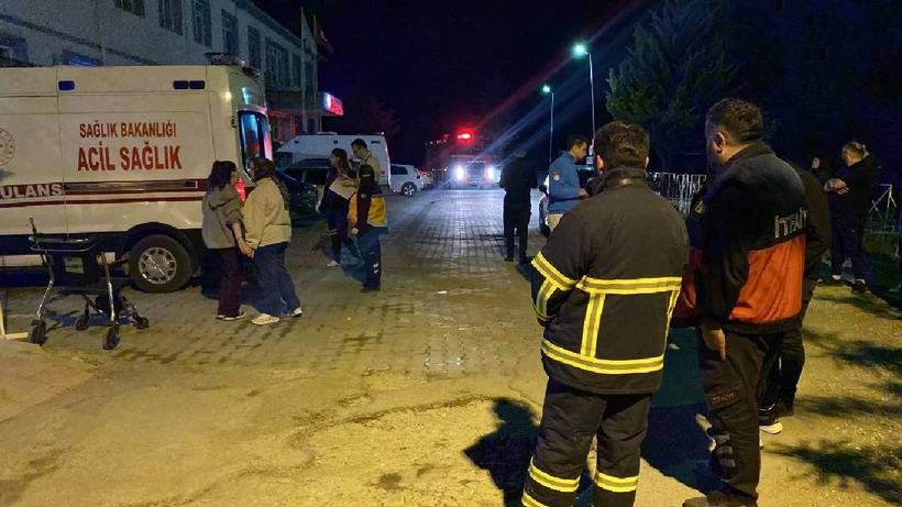 Devlet hastanesi acilinde patlama