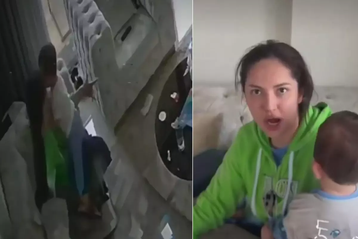 Anne çocuğunu dövdü, bağırdı, ısırdı: Dehşete düşüren korkunç görüntüler