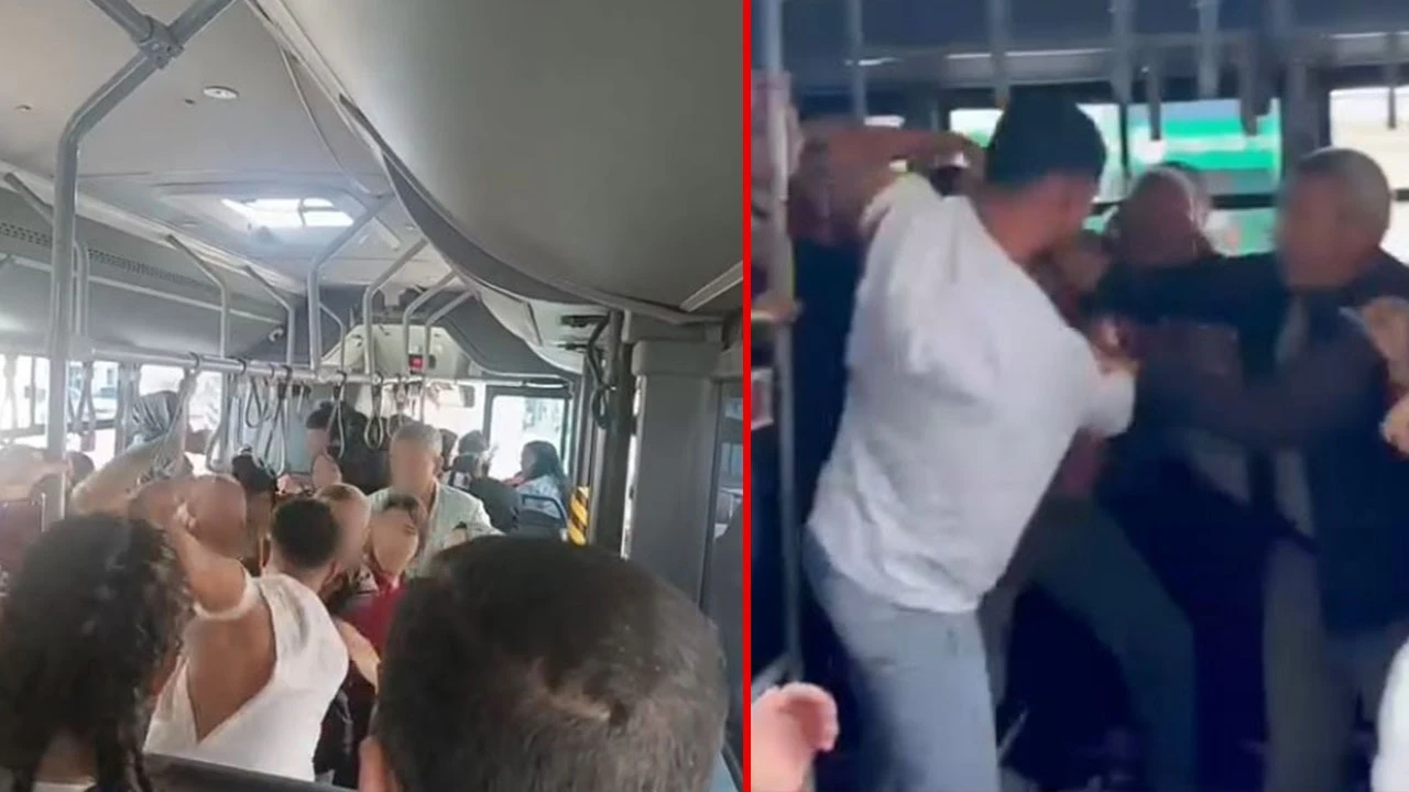 Otobüste taciz iddiası ortalığı karıştırdı