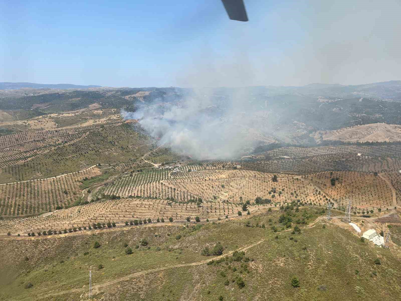 Makilik alanda yangın