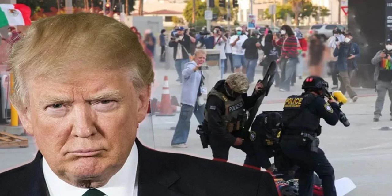Trump’tan Los Angeles’a askeri müdahale: Göçmen protestoları büyüyor