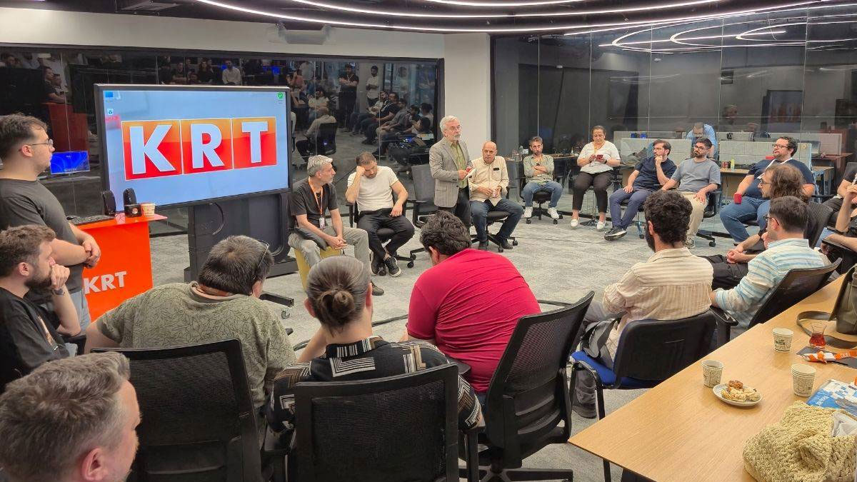 KRT TV'de direniş 7. gününde sürüyor