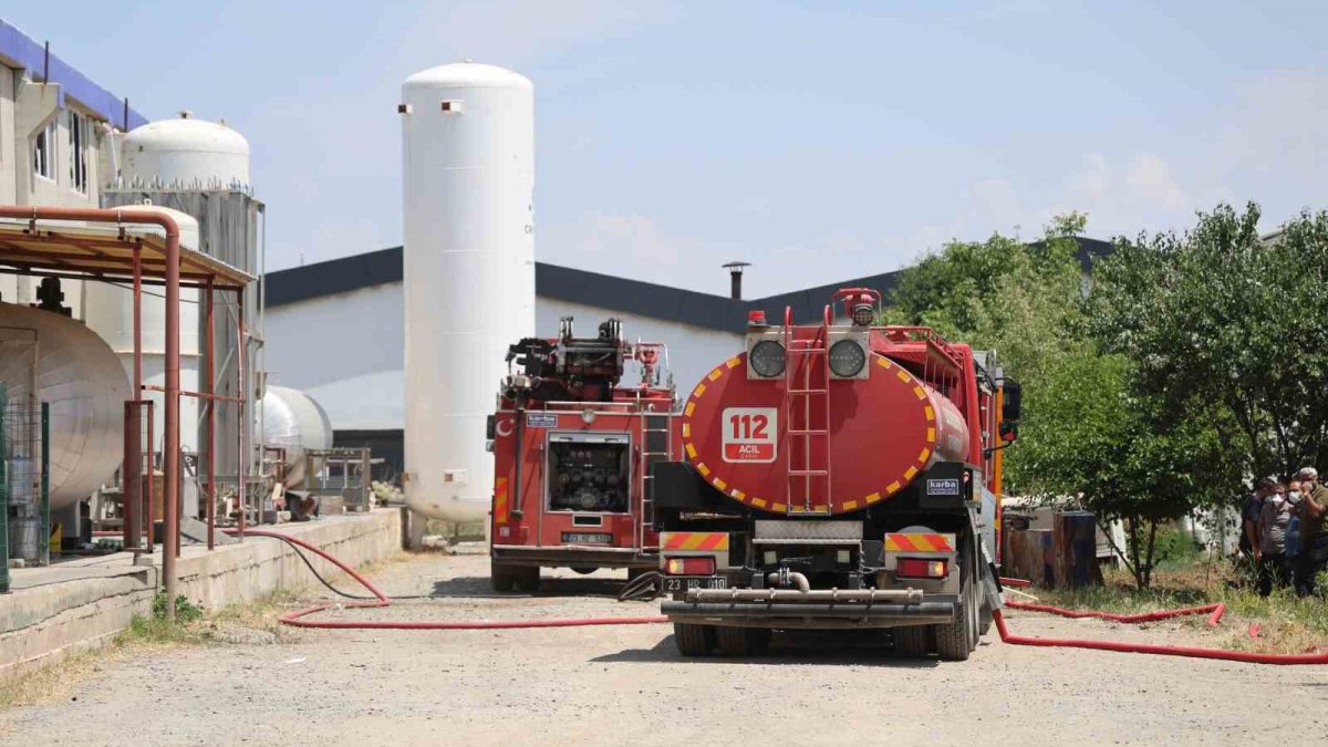 Elazığ'da gaz dolum tesisinde patlama