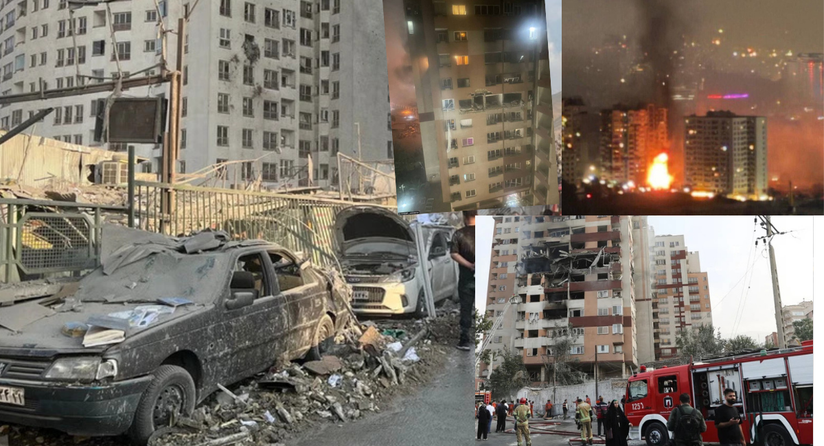 İsrail’in İran operasyonu sonrası ilk görüntüler: Sokaklar harabeye döndü