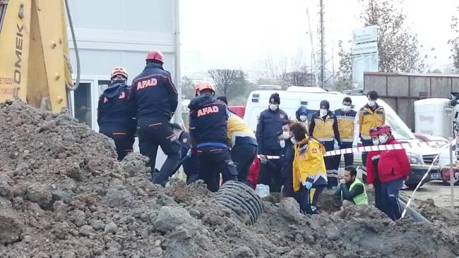 Kanalizasyon çalışmasında göçük: Bir işçi hayatını kaybetti