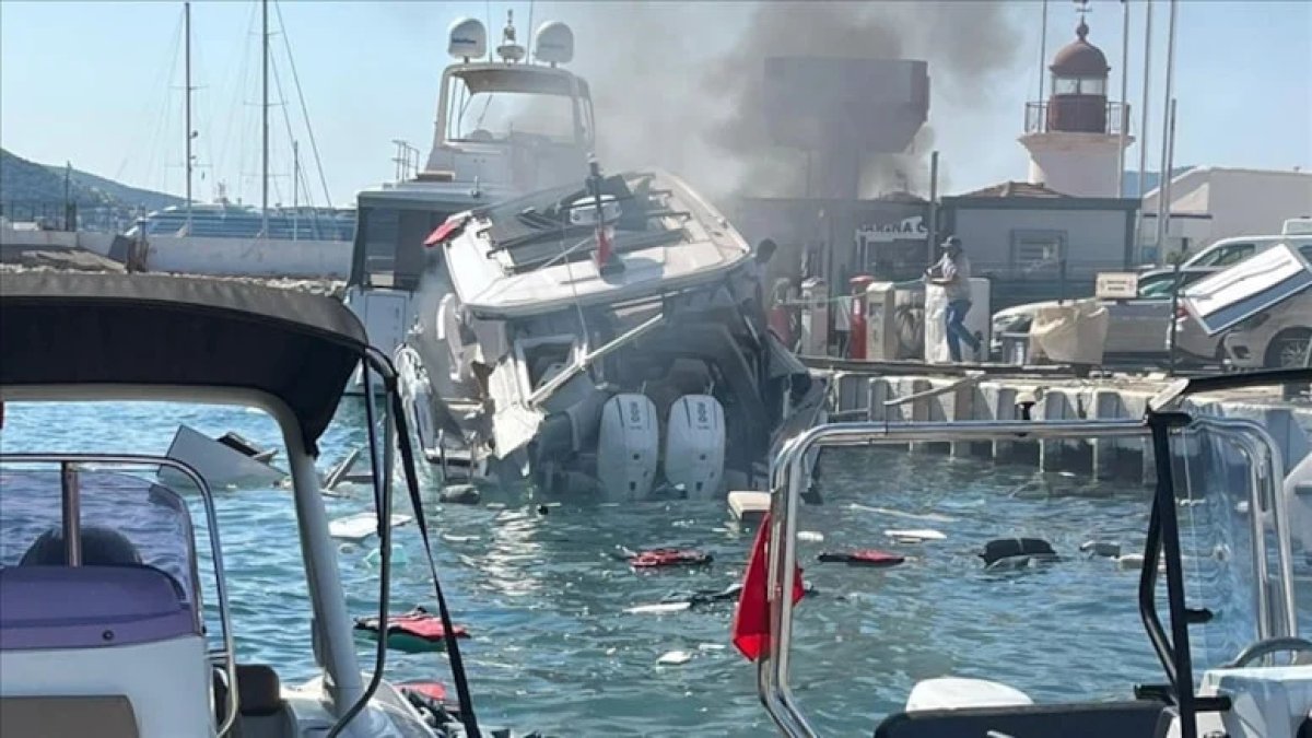 Bodrum’da patlayan lüks teknenin sahibi ünlü iş insanı çıktı