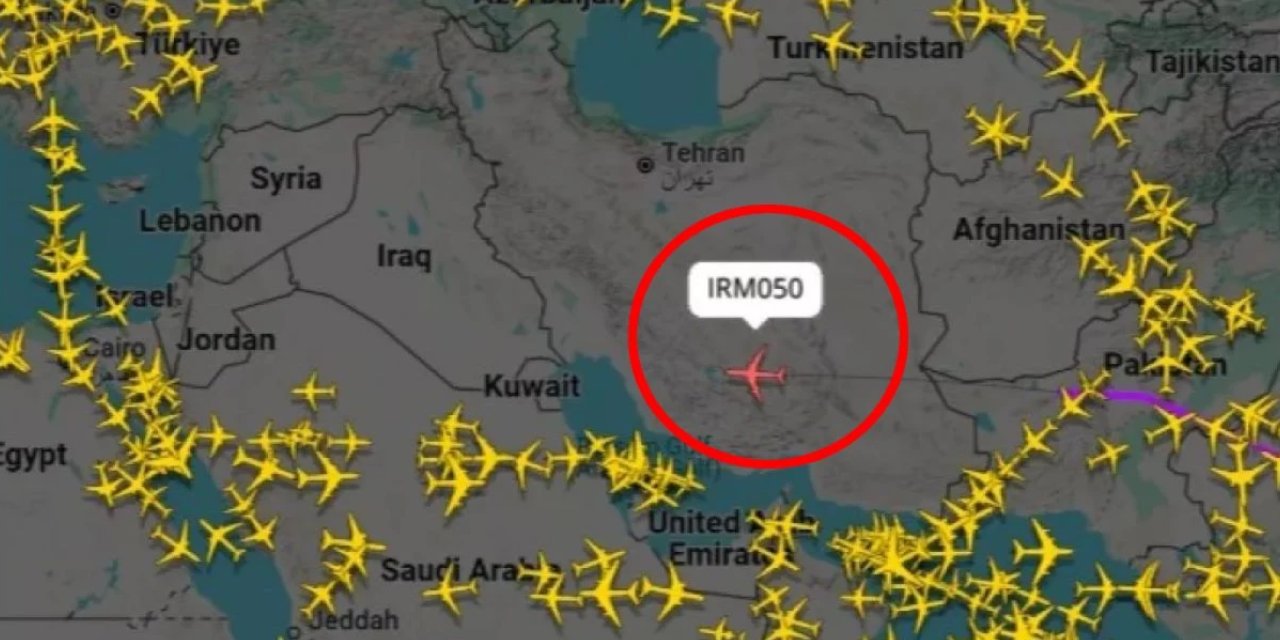 İran'ın kapalı hava sahasındaki gizemli yolcu uçağı!