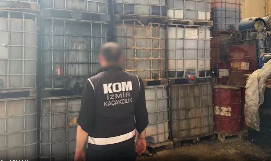 İzmir’de kaçak akaryakıt operasyonu