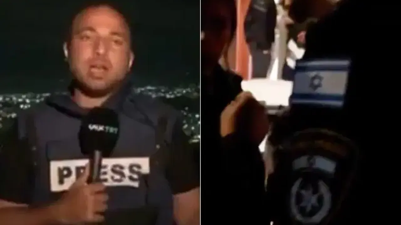 İsrail'den gazetecilere baskın: TRT ekibi de var