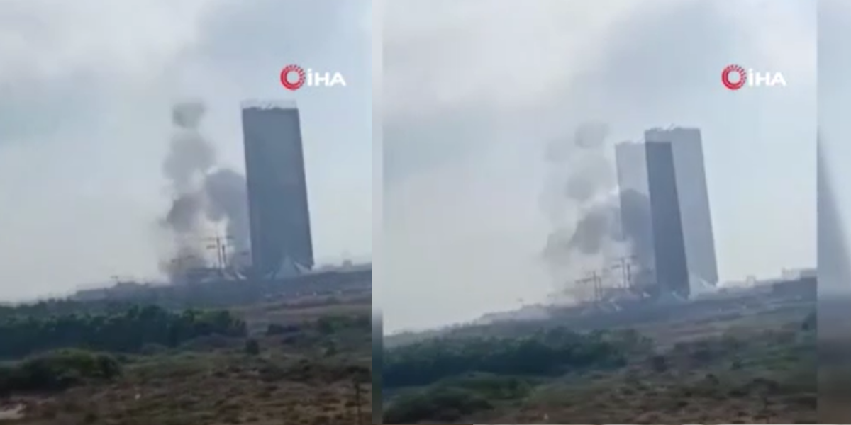 İran İsrail'de MOSSAD binasını vurdu: Görüntüler ortaya çıktı