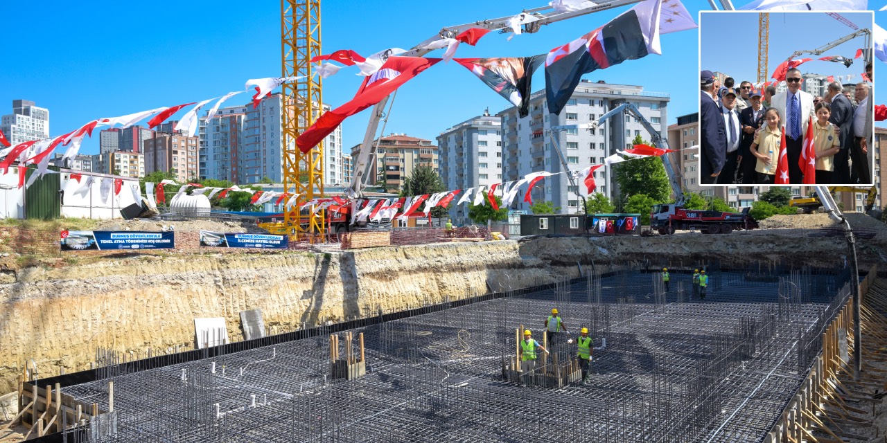 Esenyurt’a 24 derslikli yeni ilkokul: Durmuş Döven İlkokulu’nun temeli atıldı