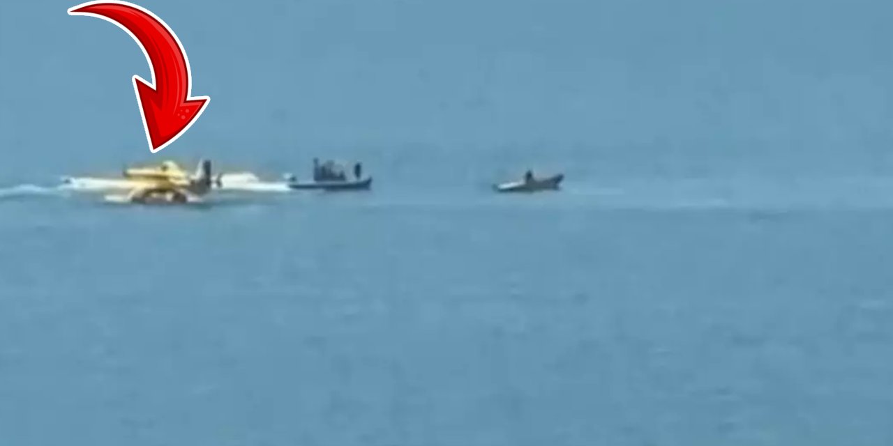 Adana'da yangın söndürme uçağı düştü! Pilottan ilk mesaj