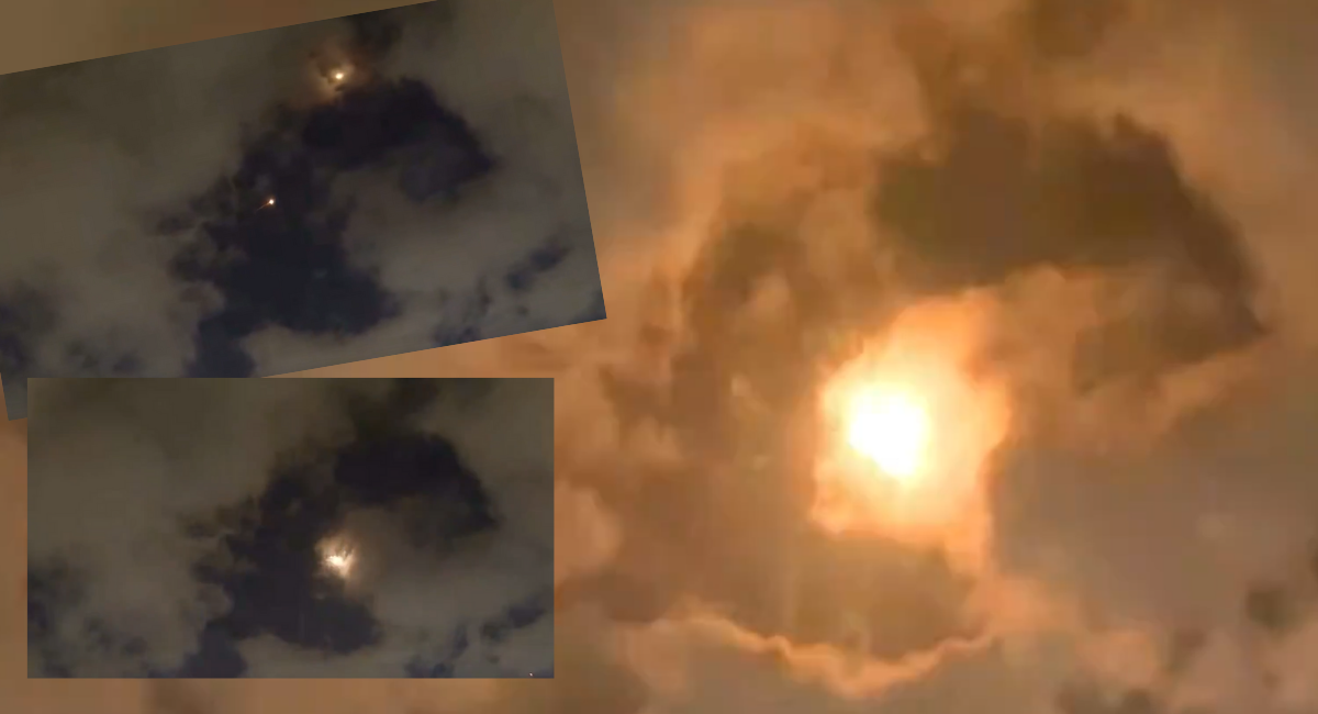 İsrail'in İran'dan atılan bir füzeyi engellediği anlar ortaya çıktı