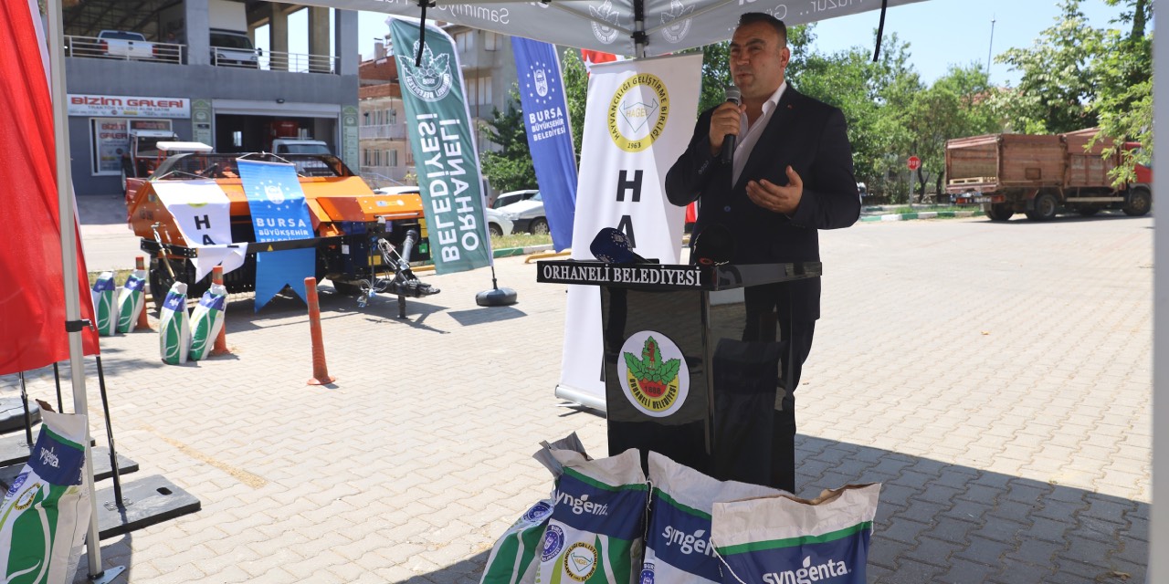 Bursa’nın dağ ilçelerinde üreticiye silajlık mısır tohumu desteği
