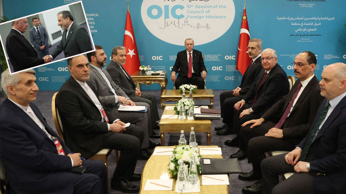 Cumhurbaşkanı Erdoğan, İran Dışişleri Bakanı Erakçi ile görüştü