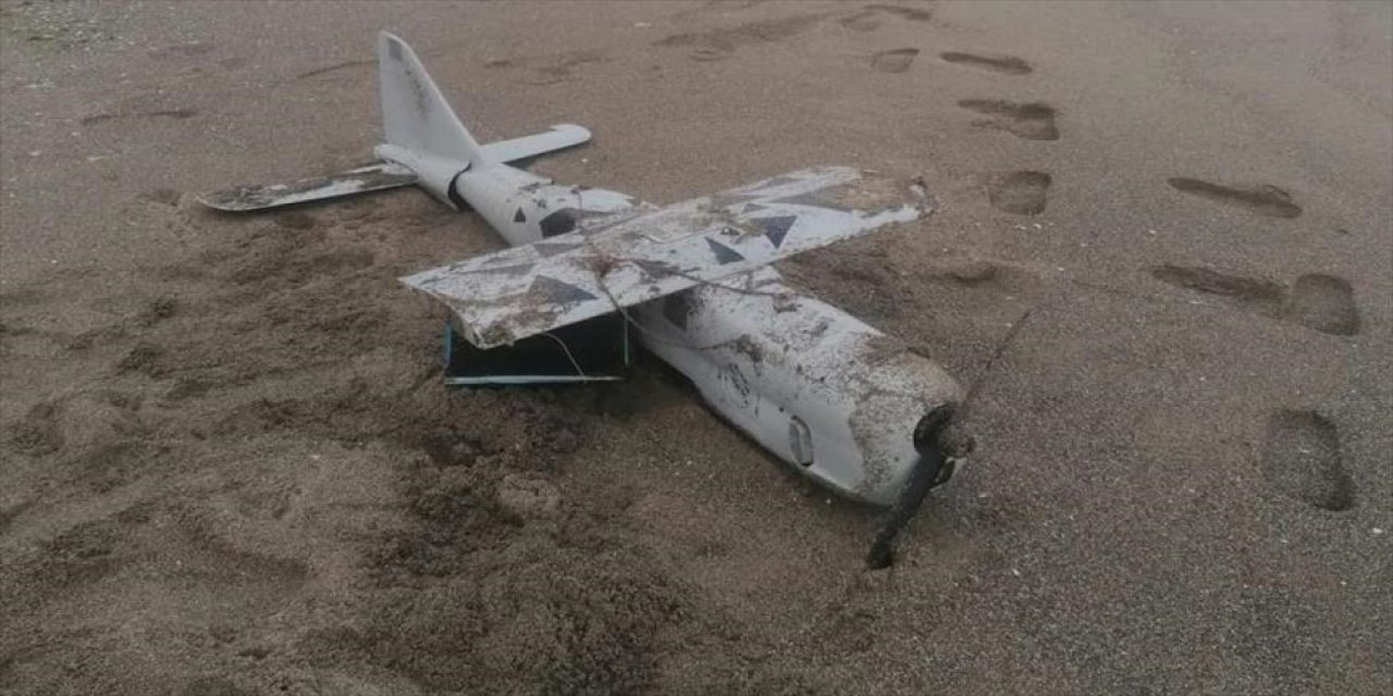 Sahilde el yapımı İHA bulundu: Ekipler inceleme başalttı