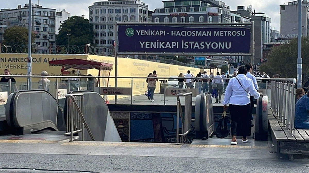 Yenikapı metrosunda intihar girişimi: seferler durduruldu