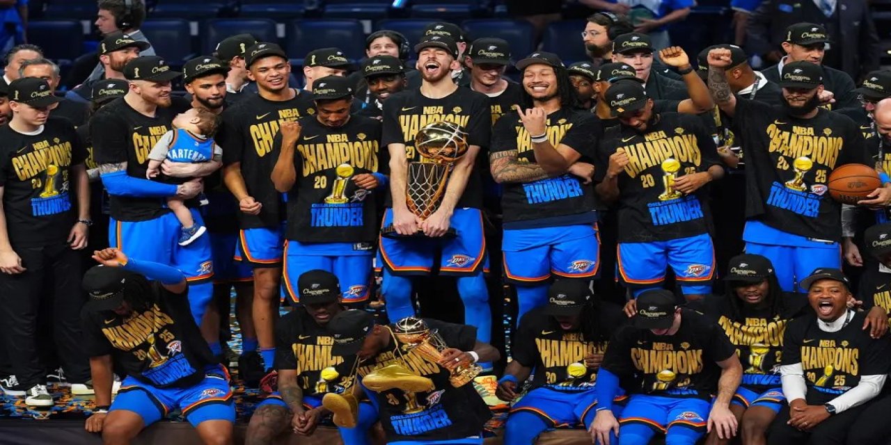 Thunder’dan tarihi şampiyonluk! NBA’de kupayı kazandılar