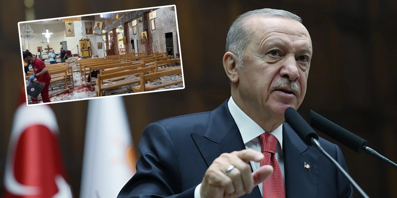 Şam'daki kilise saldırısına Erdoğan'dan tepki: Suriye'nin yanındayız