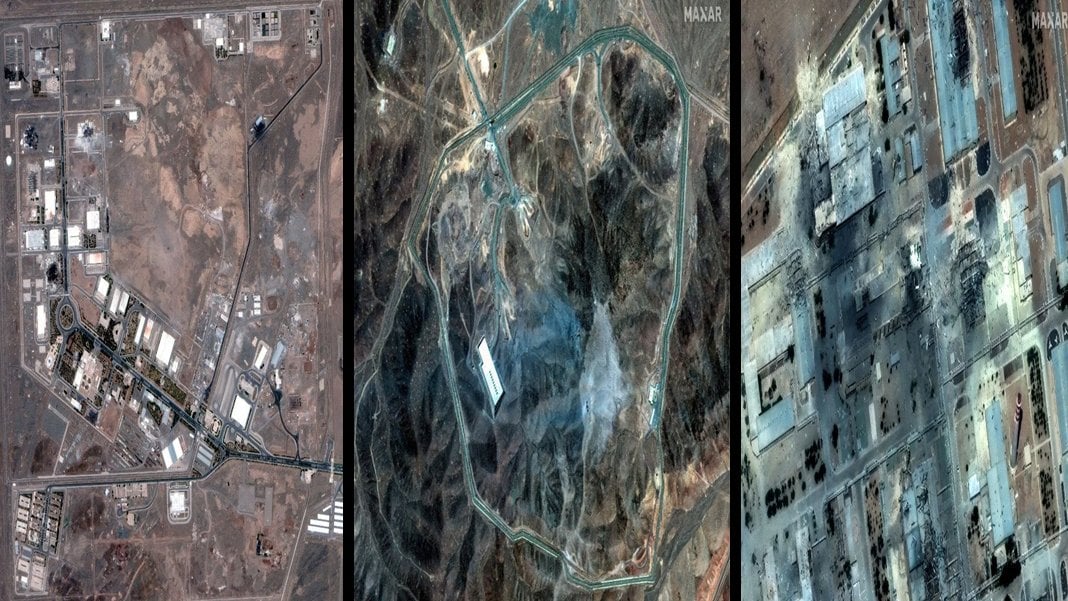 ABD'nin İran operasyonuna ait uydu görüntüleri ortaya çıktı