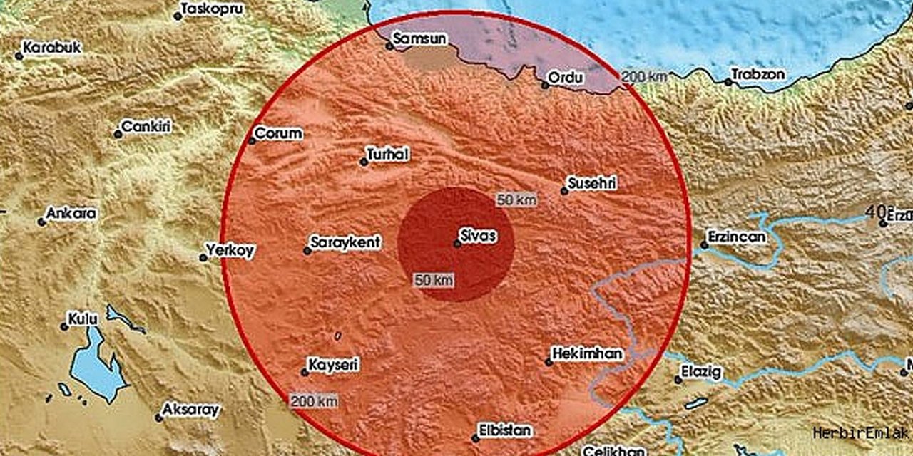 Sivas'ta deprem! AFAD duyurdu