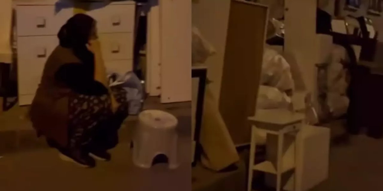 Esenyurt'ta vicdanları yaralayan olay: Gece yarısı eşyalarıyla sokağa atıldı