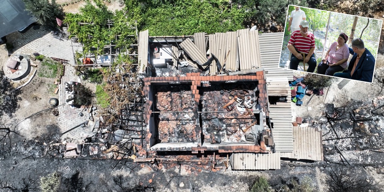 İzmir'de yangın sonrası barınma ve tarımsal destek çalışmaları başladı