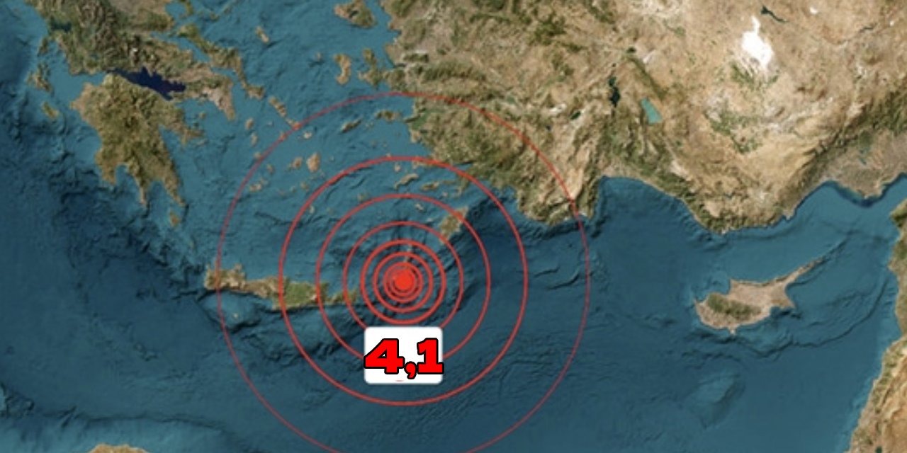 Akdeniz'de deprem!