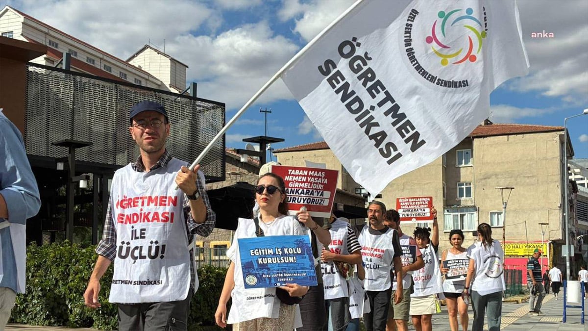 'Büyük Öğretmen Yürüyüşü' Ankara’da sona eriyor