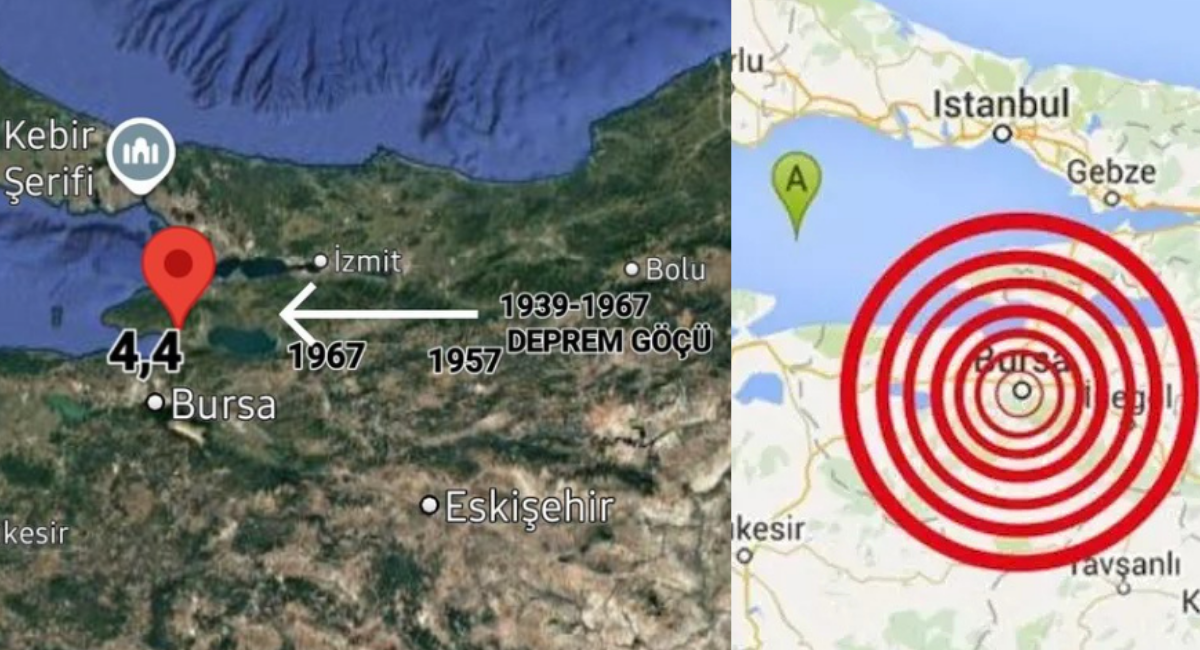 Bursa'da olup İstanbul'da da hissedilen depremlerle ilgili flaş açıklama