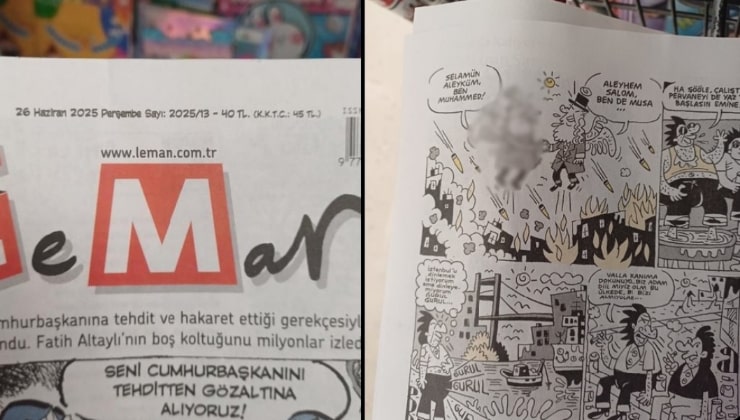Leman dergisine yeni soruşturma: Karikatürden sonra düğmeye basılmıştı