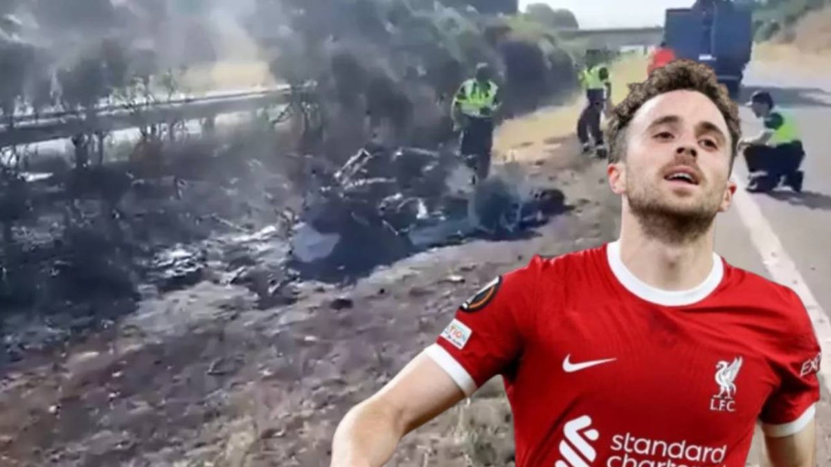 Diogo Jota trafik kazasında hayatını kaybetti: Kaza görüntüleri ortaya çıktı