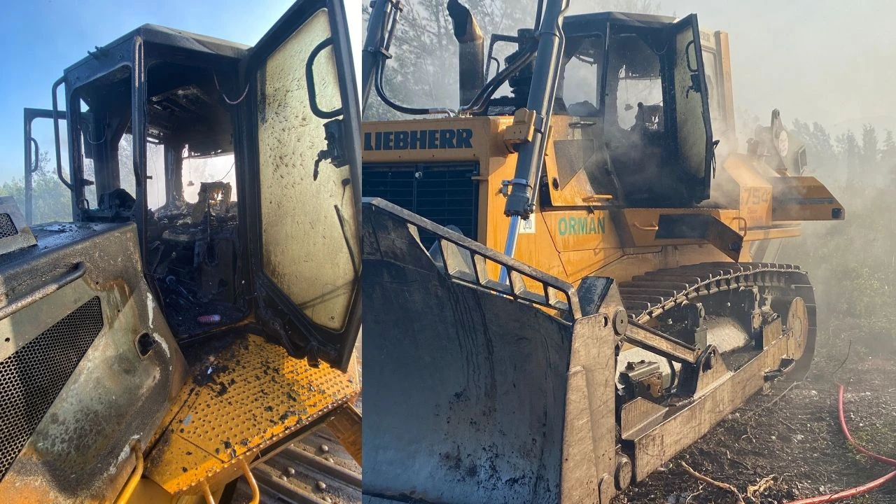 Konya'dan İzmir'deki yangına müdahaleye gelmişti: Dozer operatörü alevlerin içinde şehit oldu