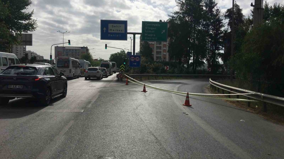Aydın-İzmir otoyolu trafiğe kapatıldı