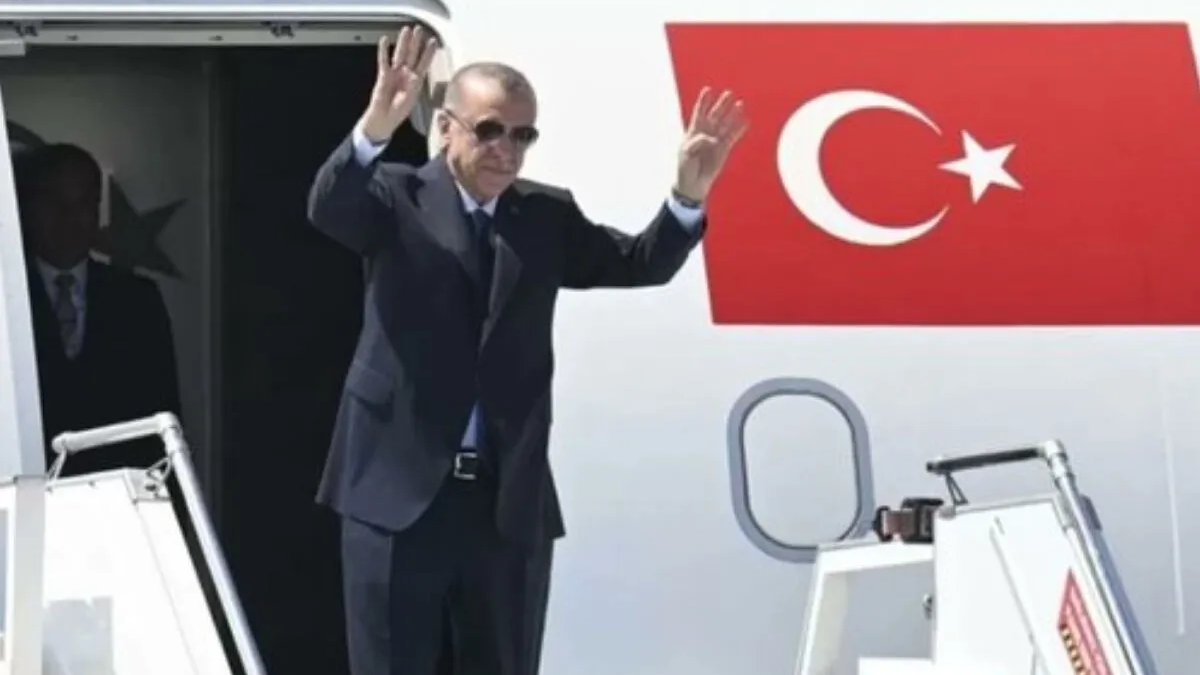 Cumhurbaşkanı Erdoğan, Azerbaycan'a gitti
