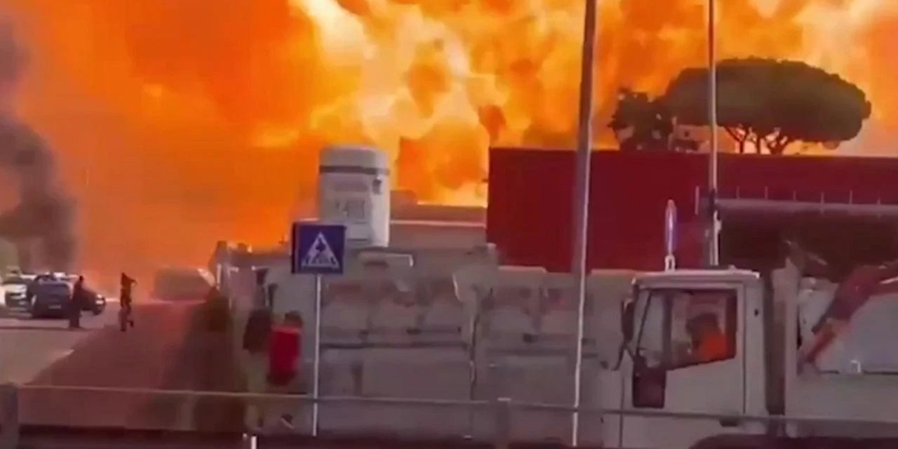 Roma'da akaryakıt istasyonunda patlama!