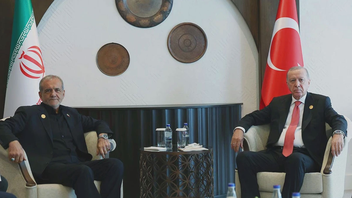 Cumhurbaşkanı Erdoğan, İran Cumhurbaşkanı Pezeşkiyan ile görüştü